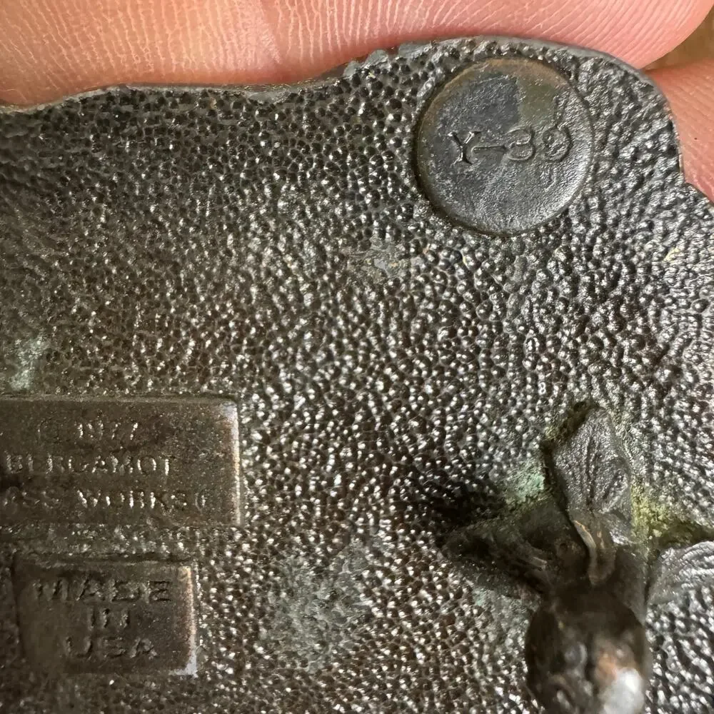 1977‎ Bergamont Solid Brass Airplane Belt Bucklet